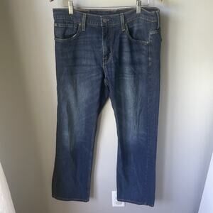 Levi’s 569™ LOOSE STRAIGHT FIT MEN'S JEANS Dark Wash Stretch Size‎ 32 X 32